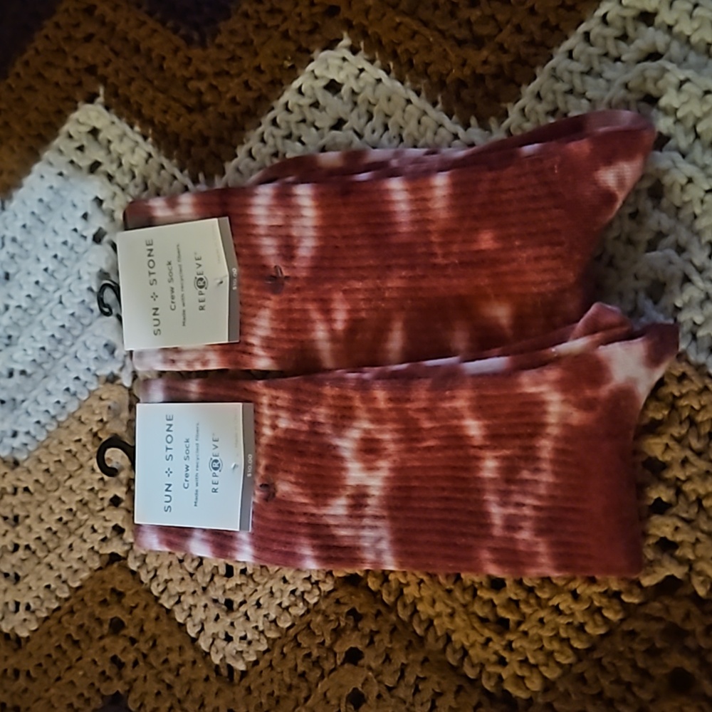 Sun + Stone Mens Crew Socks